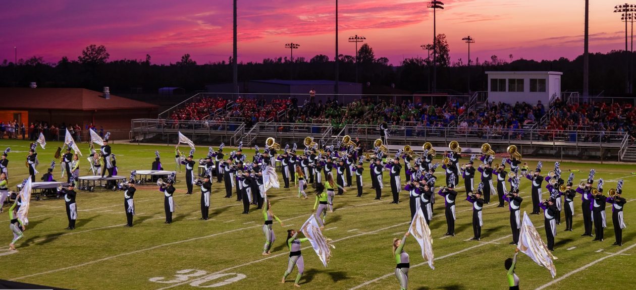 The Pride of DeSoto Central Marching Band